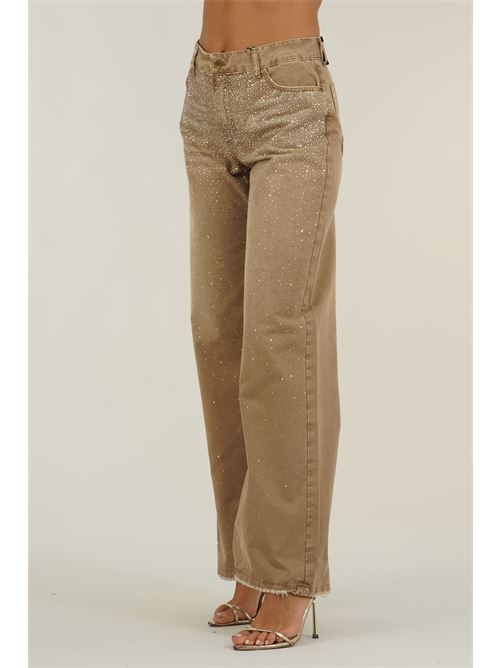 Jeans con strass Gold Digger Denim | A27W030PVISONE